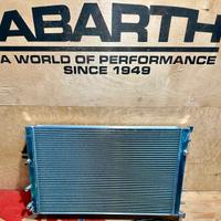 Radiatore acqua maggiorato in alluminio 500 abarth