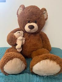 Orso peluche gigante con cucciolo max & sax