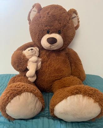 Orso peluche gigante con cucciolo max & sax