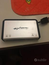 lettore usb 2.0 per tutti i tipi di memory card