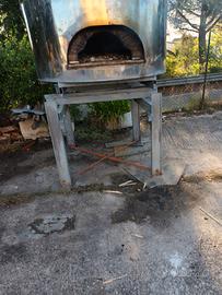 Forno pizzeria a legna professionale d.1.25