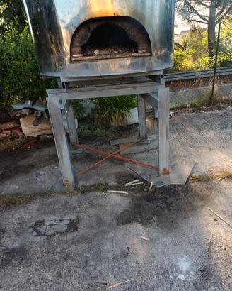 Forno pizzeria a legna professionale d.1.25