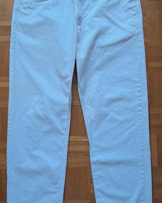 Pantalone bianco Cotton Belt taglia 48