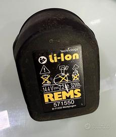 batteria pessatrice REMS li-ion cod. 571550