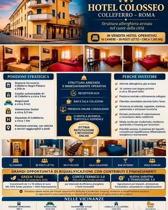 ACQUISTA IL TUO SOGNO HOTEL BAR  COLLEFERRO (RM)