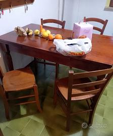 Tavolo Fratino con sedie