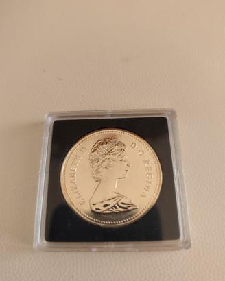 Dollaro argento Canada Elisabetta II