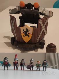 playmobil cavalieri e balestra 