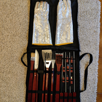 Set completo per barbecue + guanti protettivi