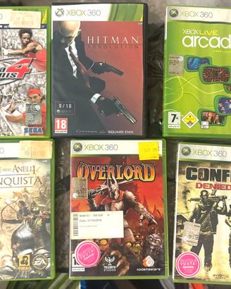 15 giochi per Xbox 360 a 50€ (solo consegna mano)
