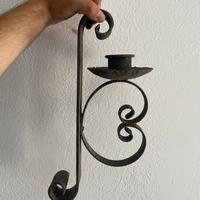 Porta candele da parete