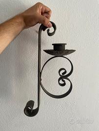 Porta candele da parete