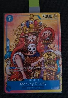 Monkey D. Luffy P-043 Promo 2nd Anniversary ENG