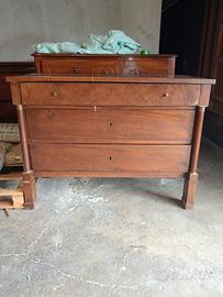 Comò antico stile impero 