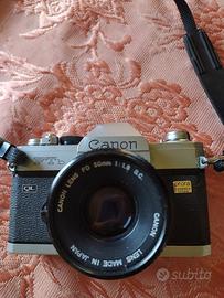 Canon FTb QL analogica 35mm + Canon FD 50mm + flas
