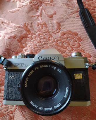 Canon FTb QL analogica 35mm + Canon FD 50mm + flas