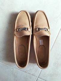 mocassini donna in nabuk