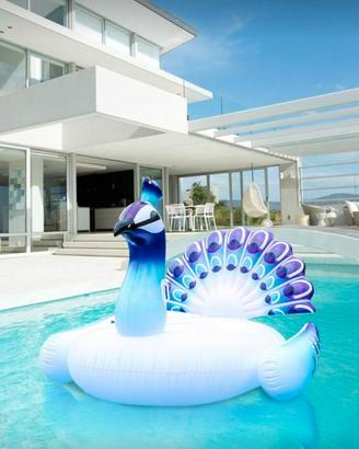 Gonfiabile galleggiante pavone