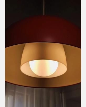 Lampadario a sospensione IKEA mod.365+Brasa, rosso