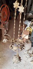 lampadario vintage anni 50 liberty manca 1 coppa