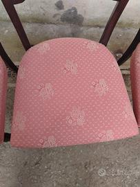 sedie stile 800 in tessuto 