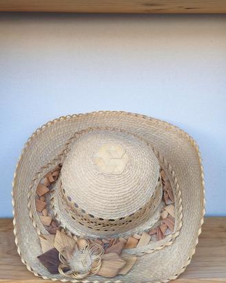 Cappello in paglia donna -Artigianato caraibico