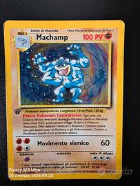 Carta pokemon holo prima edizione Machamp