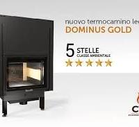 Termocamino CTM DOMINUS GOLD LEGNA NUOVO