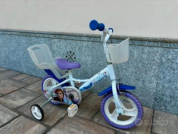 Bicicletta Frozen con rotelle rimovibili