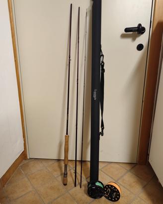 canna da mosca+mulinello