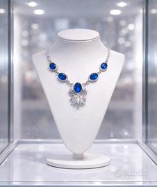 Collana in Argento e Cianite