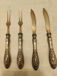 Servizio antico 24 pezzi (12+12) da dessert/formag