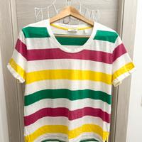 T-shirt esprit donna a righe taglia L cotone 100%