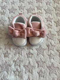 Scarpine Neonato Rosa Bow Prenatal Nuove