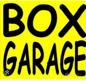 Cercasi box garage per moto