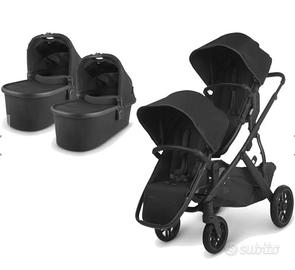 passeggino trio gemellare 