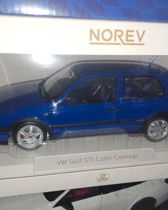 auto 1/18 Norev volkswagen golf 
