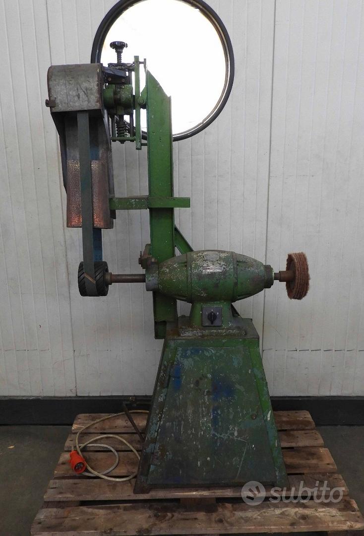 Disco Smerigliatrice Grana 36 Mola Abrasiva Per Ferro 200x20x32 Mm - 6