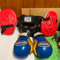 Casco leone pugilato kit pugilato