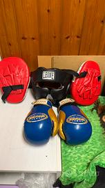 Casco leone pugilato kit pugilato