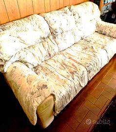 Divano letto matrimoniale in  tessuto