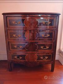Cassettone comò in stile Luigi Filippo