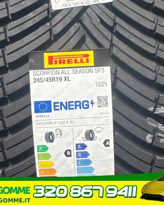 Gomme 245/45/19 PIRELLI 4 Stagioni