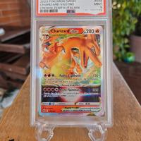 Charizard PSA 9 VAstro 019/159 Zenit Regale Carte 
