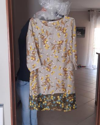 vestito marca Oltre t.40 mat.tipo raso