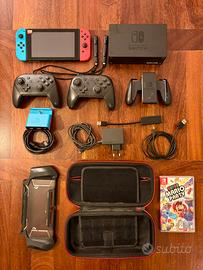 Nintendo Switch completissima con accessori