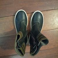 scarpe alte nere e verdi Momino numero 35