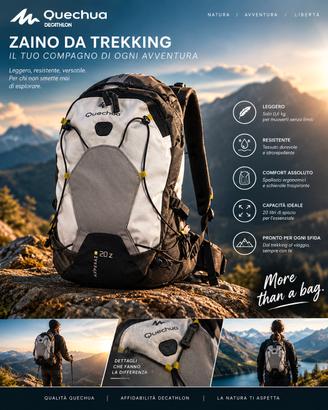 Zaino da montagna 20 lt 