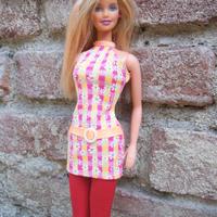 Vestito Barbie Pretty in Plaid variante