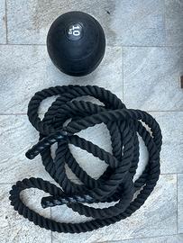 Slam ball +Battle Rope